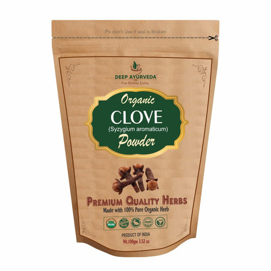 Organic Clove Powder (Syzygium aromaticum) | 100 gm - Deep Ayurveda