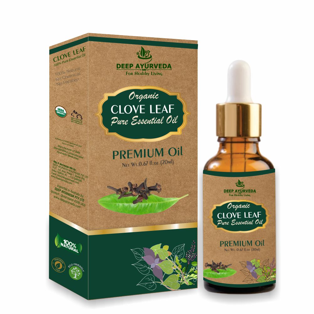 Clove Leaf Pure Essential Oil (Syzygium aromaticum) | 20 ml - Deep Ayurveda