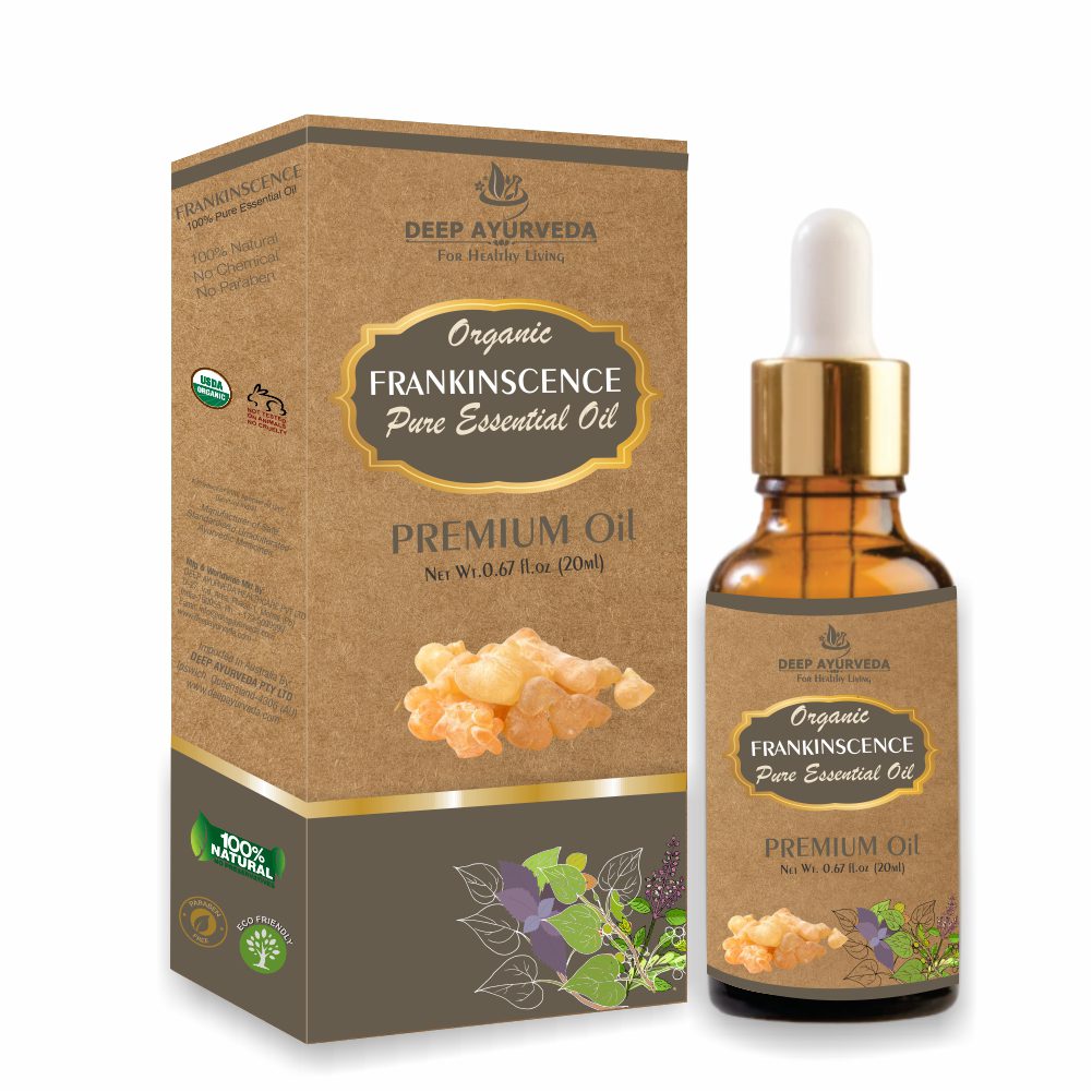 Frankincense Pure Essential Oil (Boswellia Frereana) | 20 ml - Deep Ayurveda