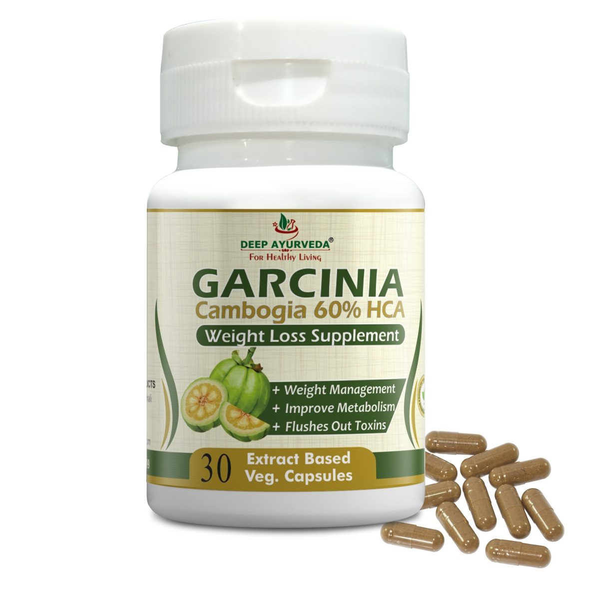 Garcinia| 30 Vegan Capsule - Deep Ayurveda
