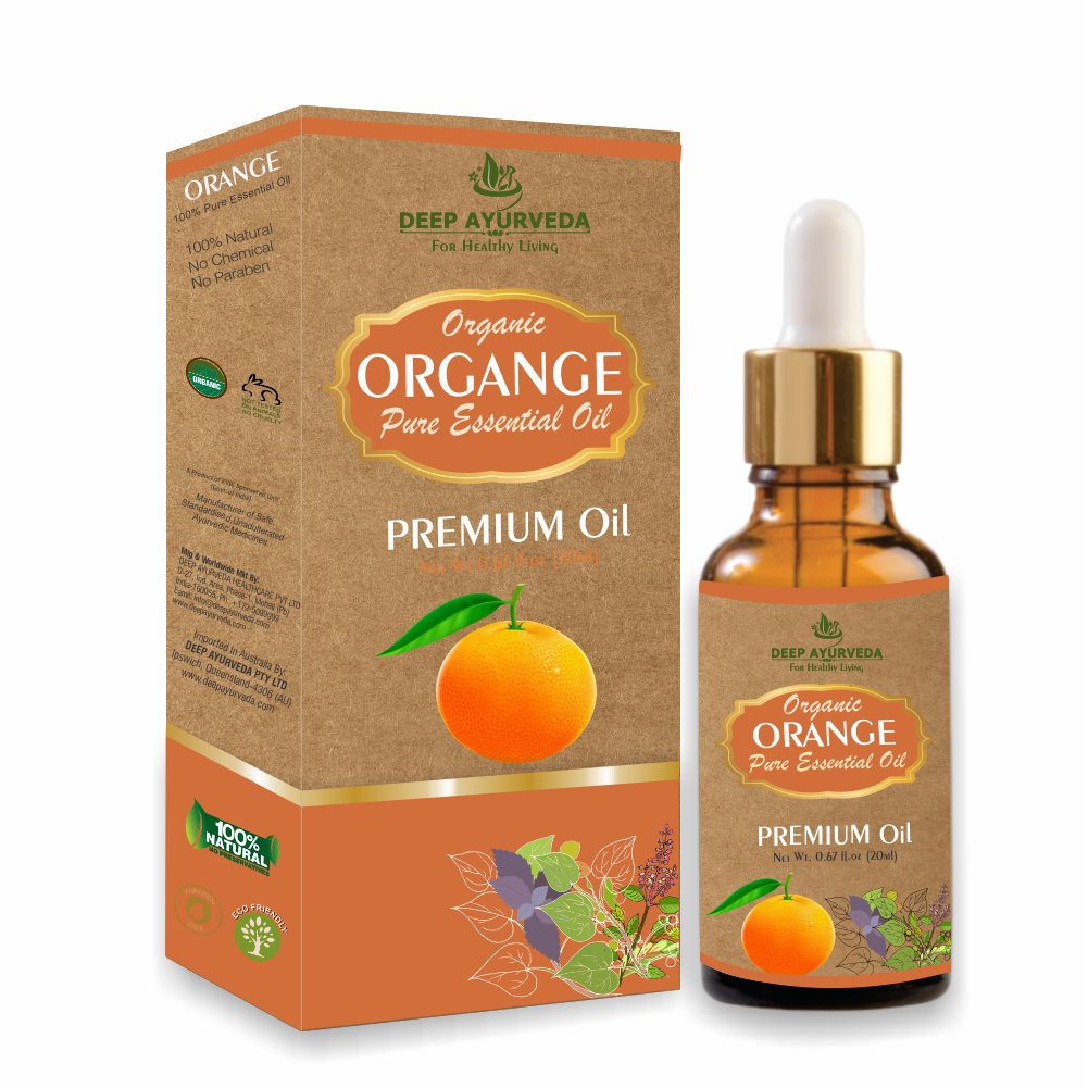 Orange Pure Essential Oil (Citrus sinensis) | 20 ml - Deep Ayurveda