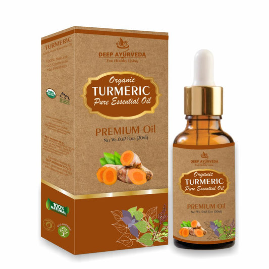 Turmeric Pure Essential Oil (Curcuma longa) | 20 ml - Deep Ayurveda