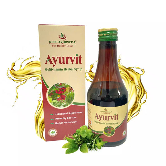 Ayurvit Multivitamin Syrup | Syrup Pack of 3 Bottles 200ml - Deep Ayurveda